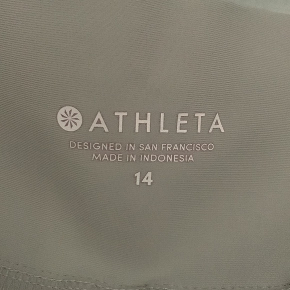 Light Gray Athleta Sutton Joggers Cargo Pocket Grey Drawstring Jogger Pants - Picture 10 of 10